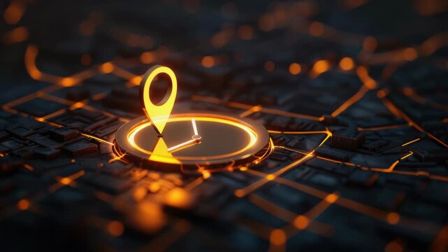 A close-up shot of a clock located on a keyboard, ideal for illustrations about time management or technology