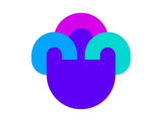 colorful lock logo design for security company