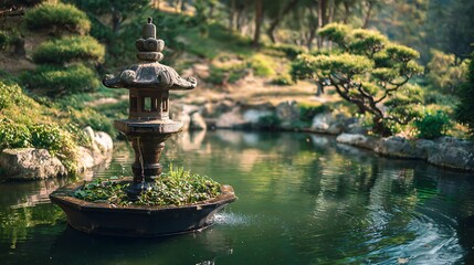 fountain in the park