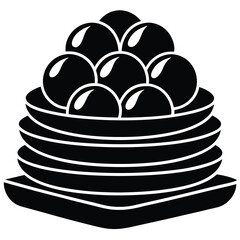 egg stack vector illustration