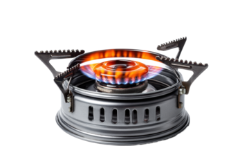 Single Portable Gas Stove Burner with Blue Flame
