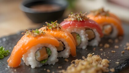  Minimalist Sushi Prep with Fresh Fish