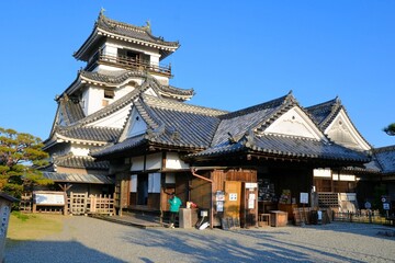 Naklejka premium 高知城 天守閣・本丸御殿