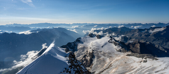 Hikers Navigate The Sharp Steep