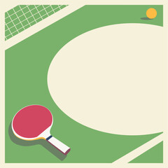 Ping pong, table tennis, Poster, announcement, flyer, poster, tennis table, tennis ball, tennis racket, text field
