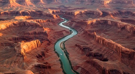 Canyon River Flow