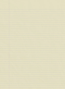 Light Yellow (Ivory) Lined Notebook Paper &ndash; Blank Stationery Background