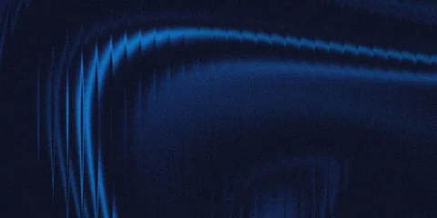 Wandcirkels Fractale golven Dark blue fractal glass abstract gradient wave background with  grainy texture, transparent glass trendy wallpaper for banner, poster, web, header  © Cad_Creator