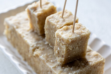 Burdur-Style Walnut Marzipan Sweet Traditional Turkish Nut Dessert