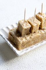 Burdur-Style Walnut Marzipan Sweet Traditional Turkish Nut Dessert