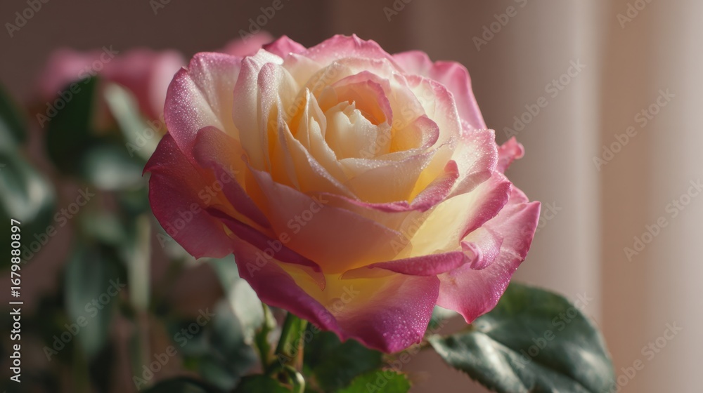 Aufkleber creative medium shot capturing the precise process of blending labgrown flower colors focusing sharp