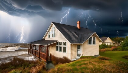 storm hurricane house