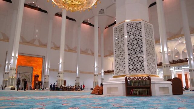 Great Mosque of Algiers, the Grand Mosque of Algeria, Alger the capital city of Algeria, North Africa, city centre of Algiers, the capital of Algeria, Landscape of Algiers city. مسجد الجزائر الأعظم