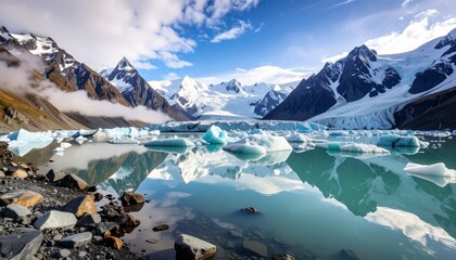 Stunning Glacial Reflections in 8K