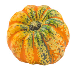 Isolated Decorative Pumpkin on White Background