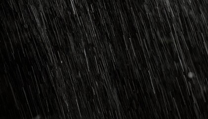 Naklejka premium Heavy Rain Downpour: Cinematic Transparent Overlay