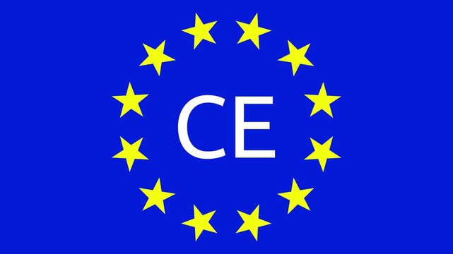 CIRCLE OF STARS OF THE EUROPEAN UNION ANIMATION