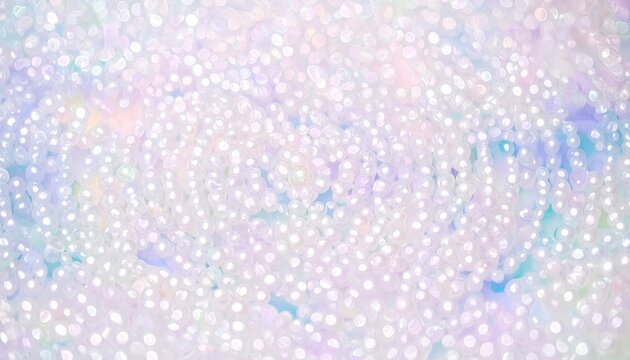 Pastel Pearl Seamless Pattern Elegant Soft Bokeh Background