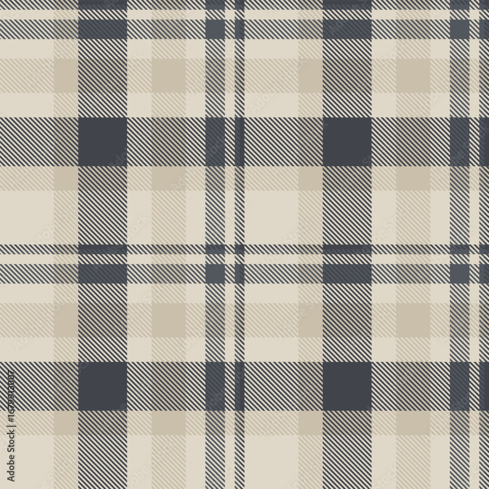 Poster elegant plaid pattern with intersecting lines, subtle colors, and a timeless aesthetic. ideal for fa