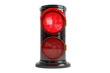 Red Signal Beacon on Transparent Background