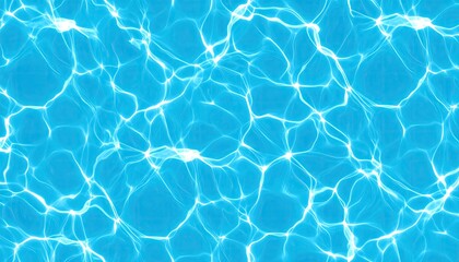 Obraz premium Seamless Cyan Ocean Water Texture Pattern