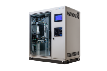 Industrial Computer Cabinet with Touchscreen Display