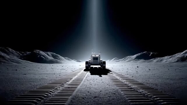 Lunar Rover Exploring Unknown Territory Missions