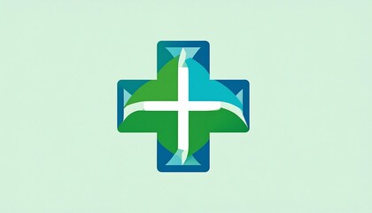 Obraz premium Nature infused healthcare concept showcasing ecological well being symbol