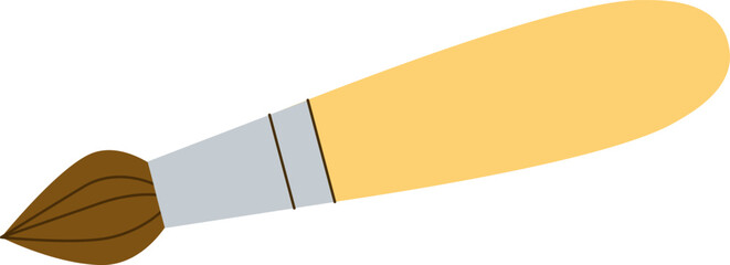Paintbrush with Wooden Handle