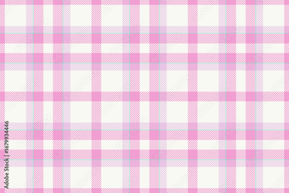 Poster delicate plaid pattern featuring soft pinks and subtle blues. versatile design ideal for backgrounds