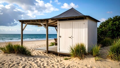 Beachside Cabin on Sandy Shore