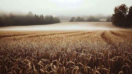 Tranquil landscape showcases nature's autumn beauty.