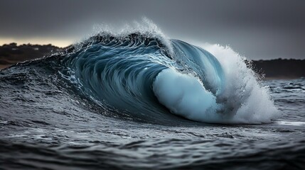 Intense waves showcase nature's raw energy.