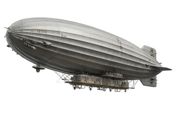 Obraz premium M-Class Zeppelin Airship on Transparent Background