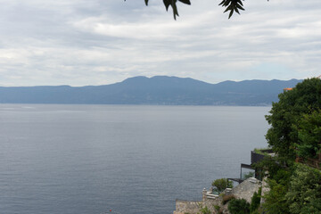 View of the Adriatic sea from Rijeka