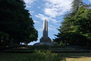 Montuzza fountain at the San Giusto hill in Trieste, Italy
