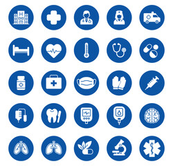 Medical and Health Icon Collection for Healthcare and Wellness Themes