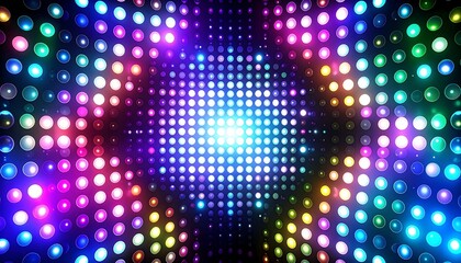 Obraz premium Colorful LED panel lights
