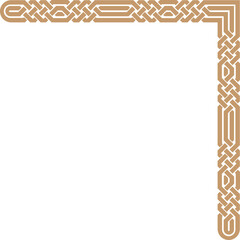 Luxury Wall Symmetric Repeating Decor Border Vector Design
