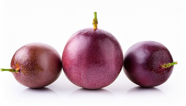 passion fruit isolated on white background