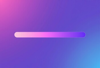 Fototapeta premium Abstract gradient progress bar on a soft purple and blue background