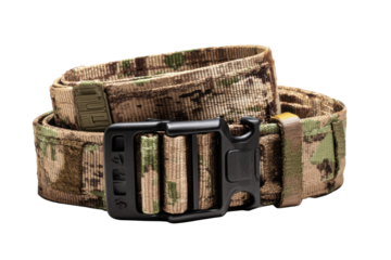 Camouflage Tactical Belt with Quick-Release Buckle