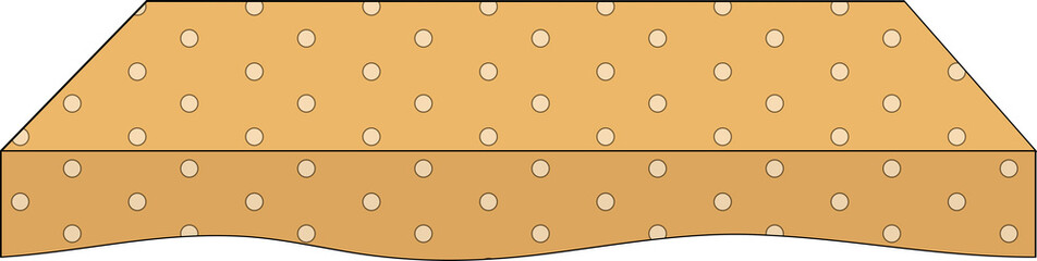 테이블보가 깔린 탁자