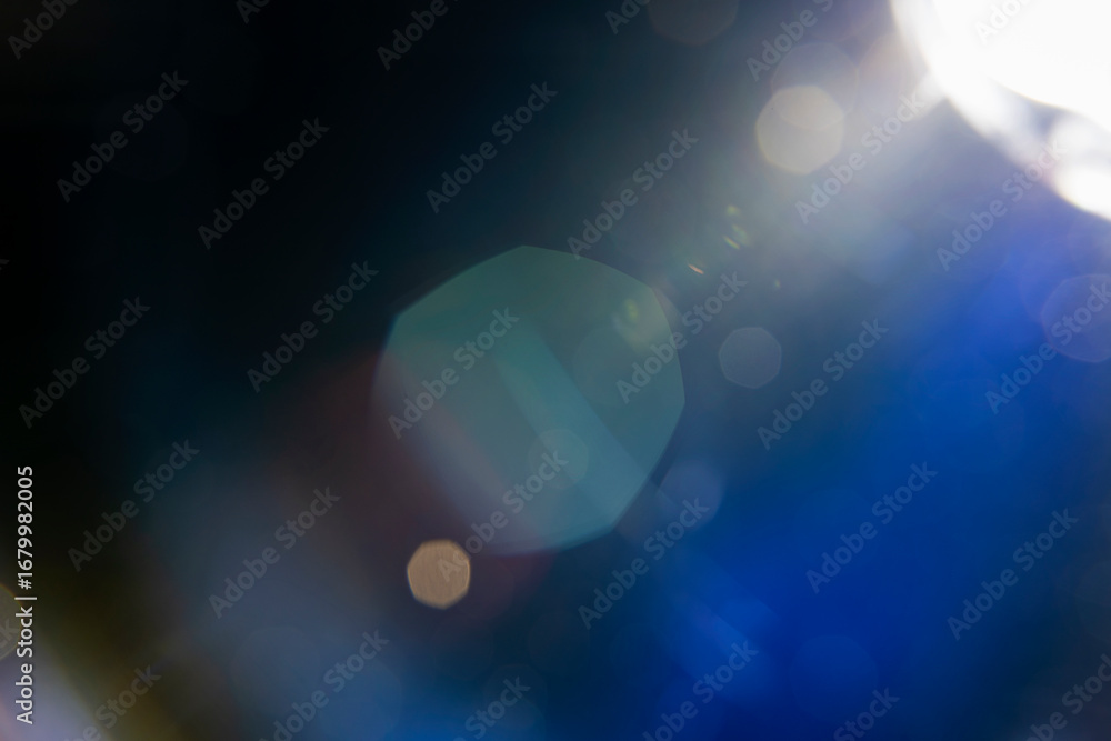 Poster abstract background featuring blurred, defocused light with a bokeh overlay effect, creating a dream