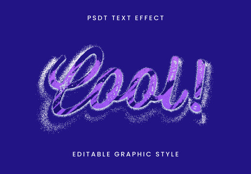 Purple Spray Paint Font Script Chalk Text Effect