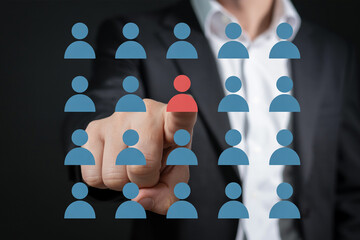 Human resources talent acquisition recruitment hiring management team selection unique candidate standout choice