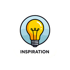 Inspiration Light Bulb Badge