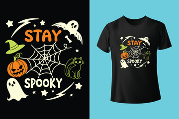 Malevolent Halloween Image with Hand-Drawn Reflection