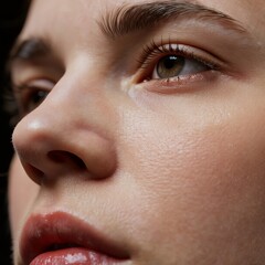 Fototapeta premium close up of a woman face