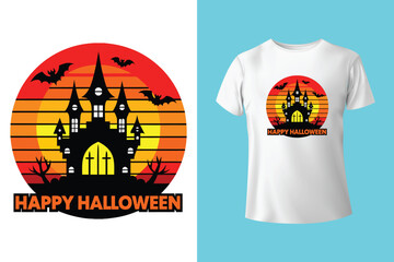 T-rex in Christmas and halloween vector t-shirt design